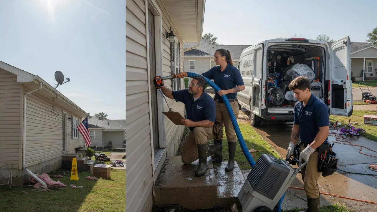 Ceiling Water Damage Restoration in Bejou, MN near me